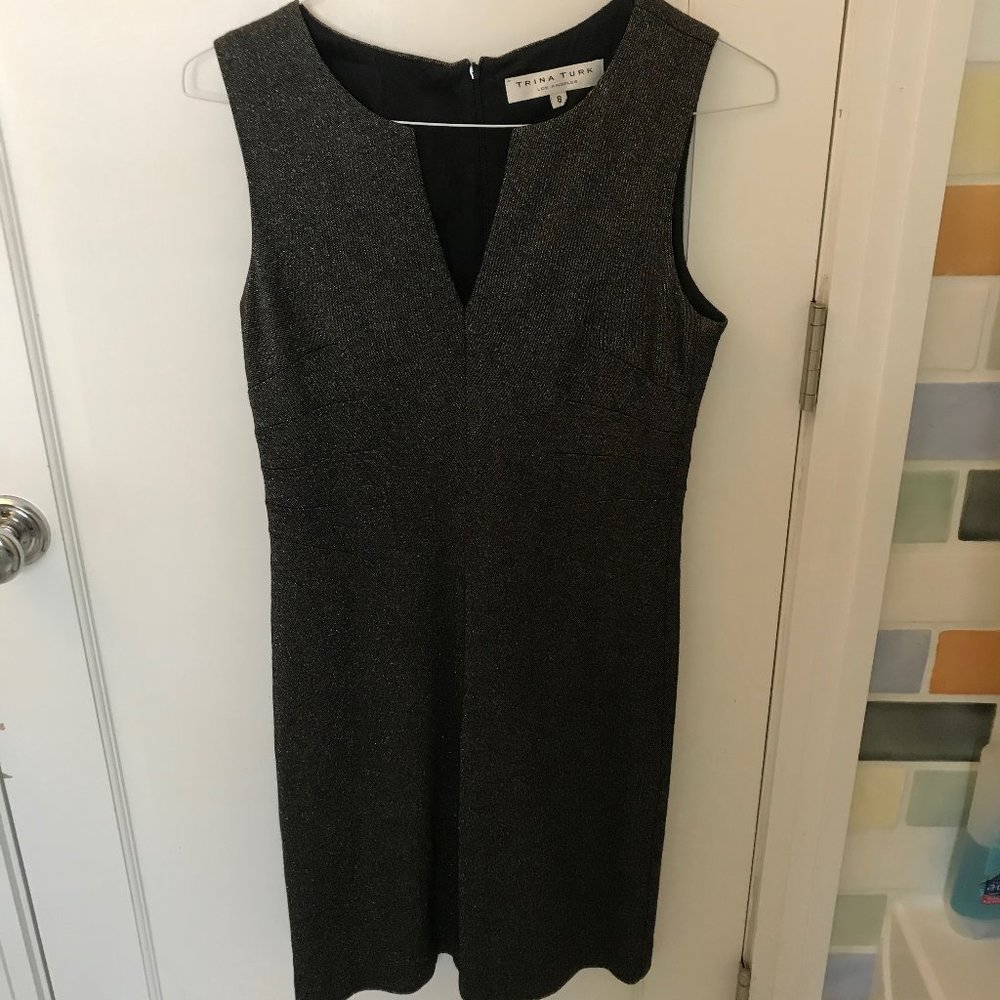 Trina Turk Black Pencil Dress